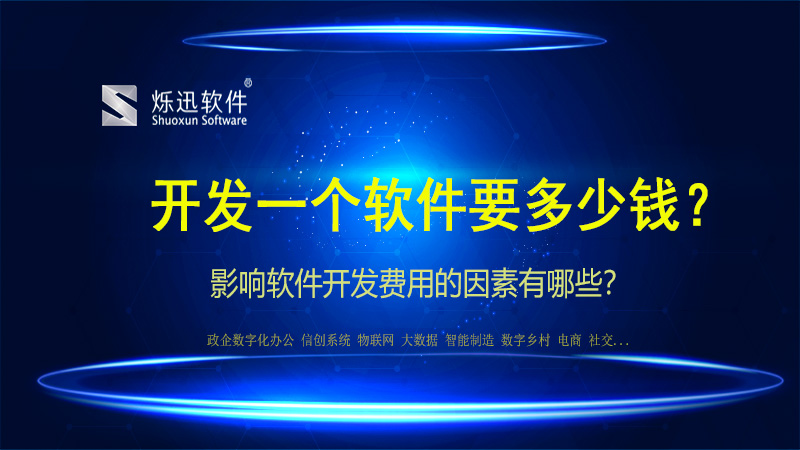 软件定制开发成本,软件开发费用,软件开发需要多少钱